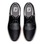 FootJoy Women's Sport Retro Previous Season Style Golf Shoe, Black/Black/Black, 5.5