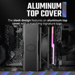 Cooler Master Hyper 212 Black CPU Air Cooler, SickleFlow 120 Edge PWM Fan, Aluminum Top Cover, 4 Copper Heat Pipes, 152mm Tall, AMD Ryzen AM5/AM4, Intel LGA 1851/1700/1200 Brackets