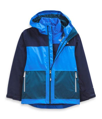 THE NORTH FACE Boys' Freedom Triclimate Insulated Jacket and Waterproof Shell, Hero Blue, X-Large
