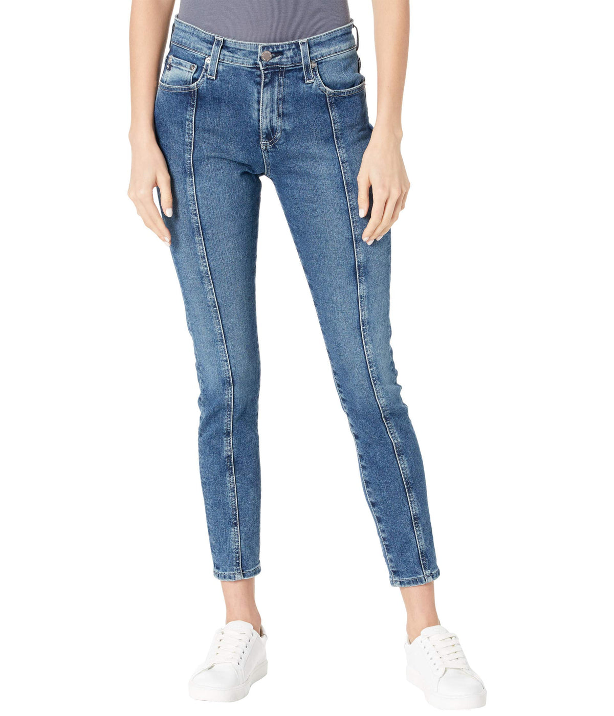 AG Adriano Goldschmied Farrah High-Rise Skinny Ankle in Diverse Diverse 32 28