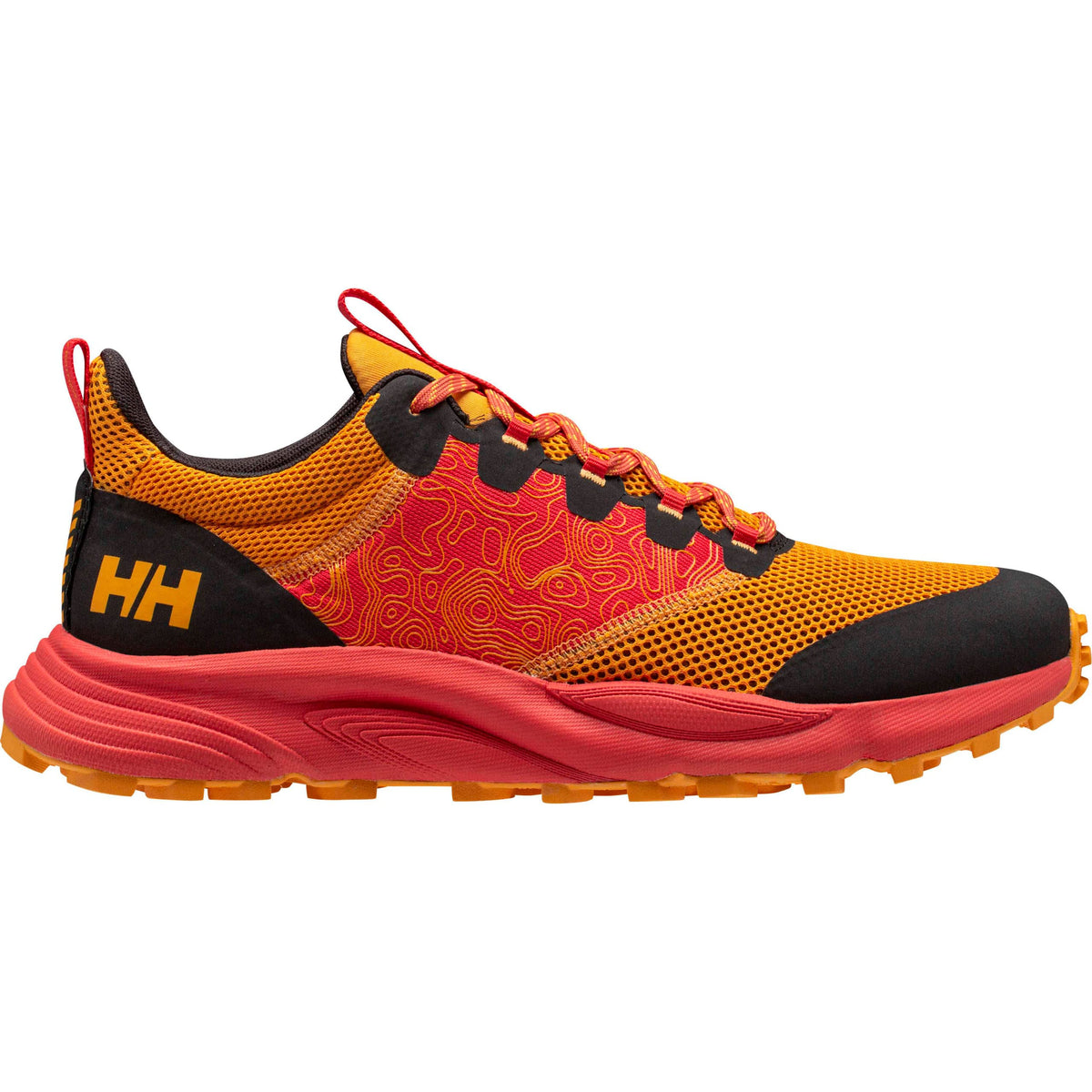 Helly-Hansen Mens Featherswift TR Trail Running Shoes, 328 Cloudberry/Alert Red, 13