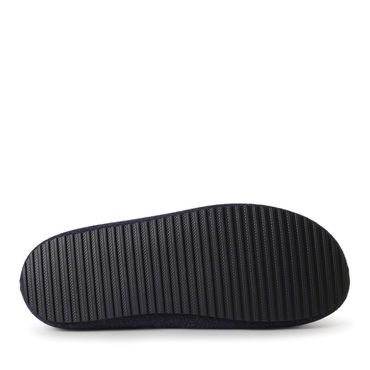 Dearfoams Men's Microwool Clog with Molded Footbed Slipper, Navy, Small
