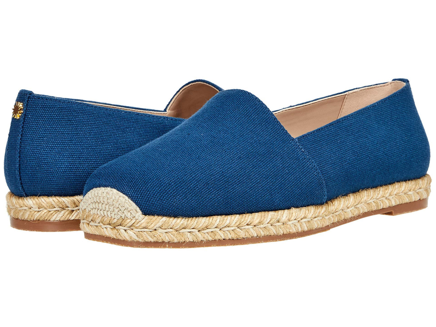 Stuart Weitzman Dree Flat Espadrille Nice Blue/Natural 10 C