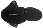 Timberland Women's Authentics Teddy Fleece Waterproof Fold-Down Nubuck Boot 10 Black