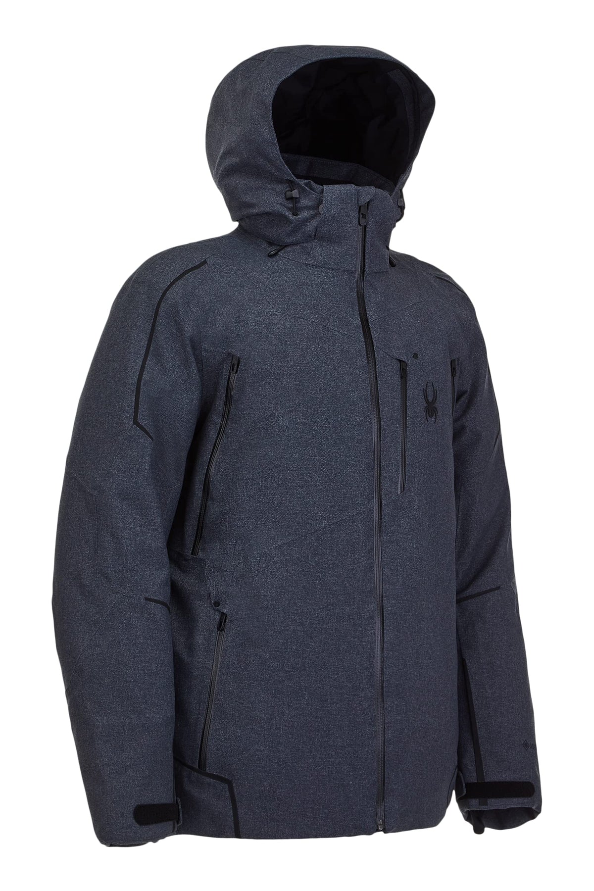 Spyder Men's Leader Gore-TEX Insulated Ski Jacket, Novelty Ebony, Small