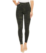 Spanx Look At Me Now Seamless Leggings Green Camo 1X