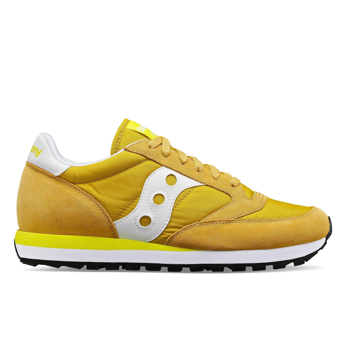 Saucony Men's Jazz Original Sneaker, Mustard/White, 8
