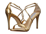 Steve Madden Feliz Heeled Sandal Gold 8.5 M