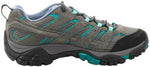Merrell Women's Moab 2 Vent Hiking Shoe, Granite/Aqua, 10.5 M US