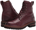 Frye Women's Ella Moto Lace Ankle Boot 7.5 Oxblood