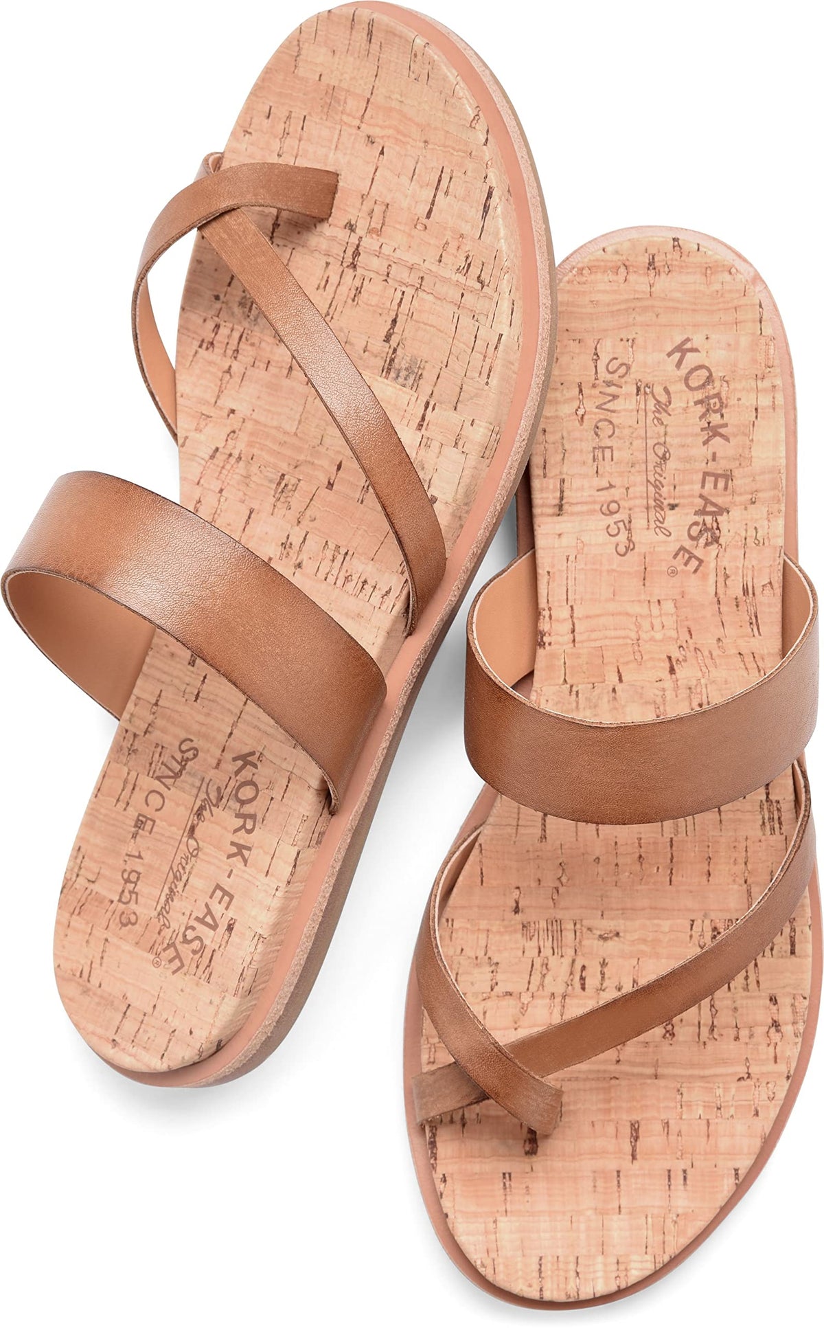 KORK-EASE Belinda Women's Flat Sandal, Brown (Terra), 10M US