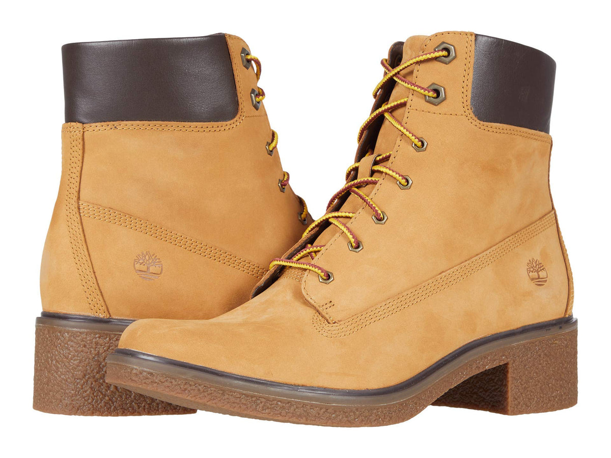 Timberland Brinda Lace-Up Heel Wheat 9 B (M)