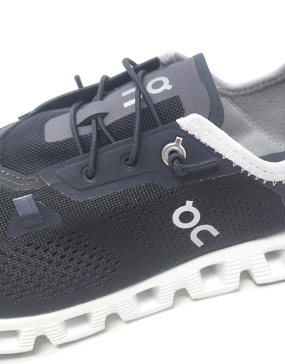 On Womens Cloud 5 Coast Textile Synthetic Black Shadow Trainers 11 US