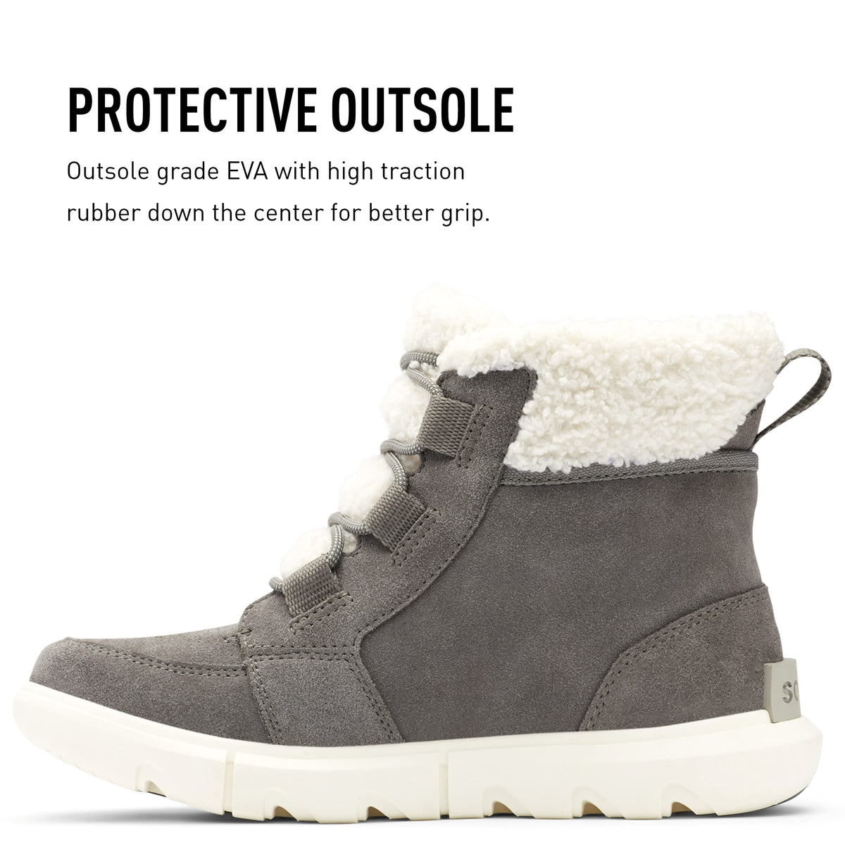 Sorel Women's Explorer Ii Carnival Cozy Waterproof Casual Winter Boots 6.5 Quarry, Dove