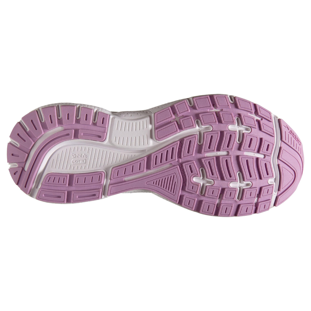 Brooks Women’s Trace 3 Neutral Running Shoe - White/Orchid/Apricot - 11.5 Medium