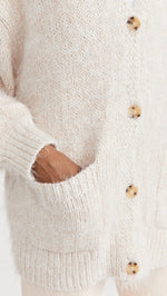 Free People Women's Nevermind Cardi, Creme Brulee, Off White, L