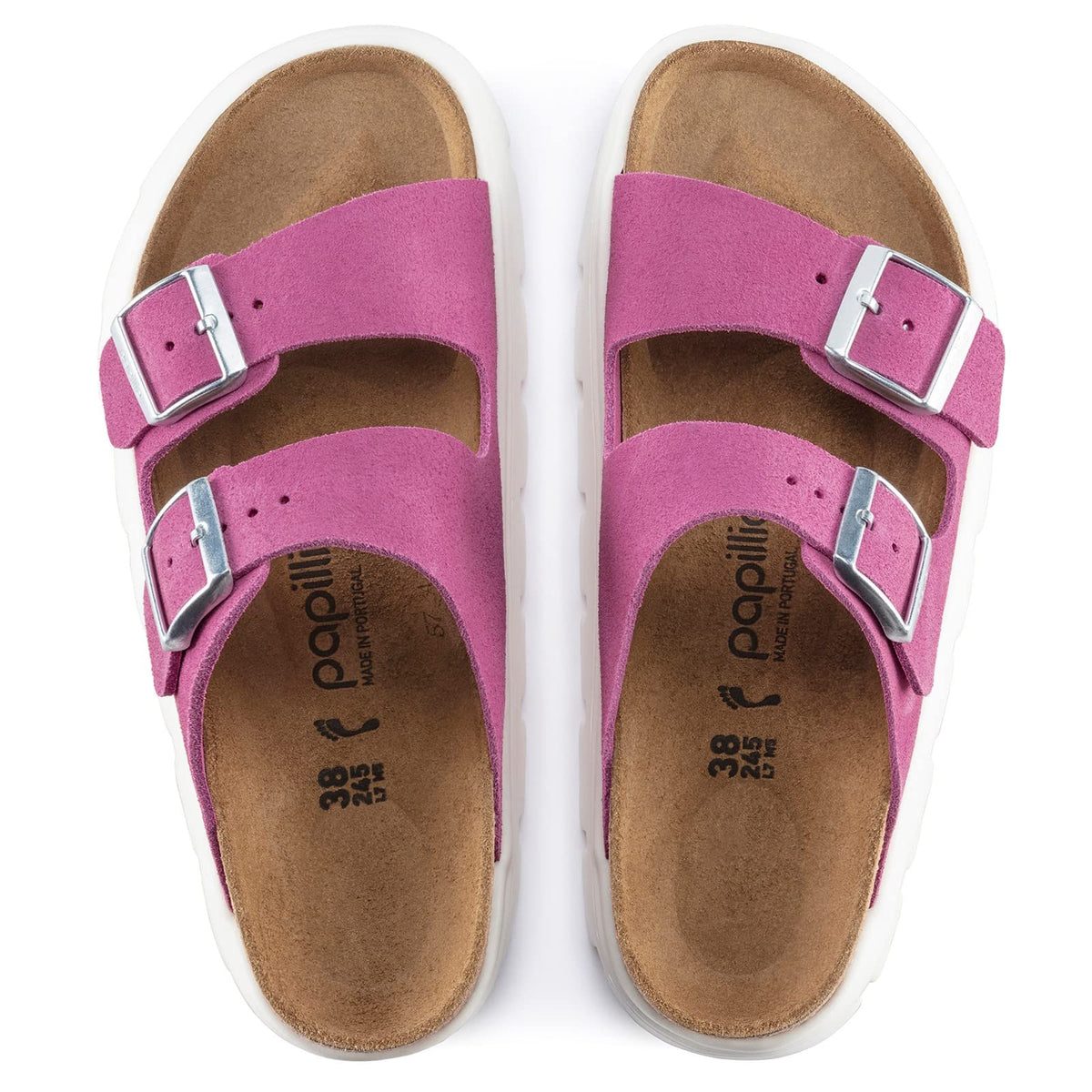 Birkenstock Women's, Arizona Platform Sandal - Narrow Width Fuchsia