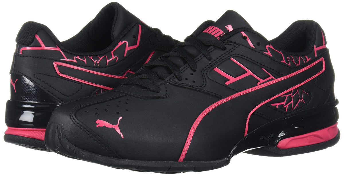 PUMA Womens Tazon 6 Cross Trainer 9 Puma Black-nrgy Rose
