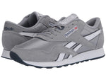 Reebok Classic Nylon Platinum/Platinum/Jet Blue 15 D (M)