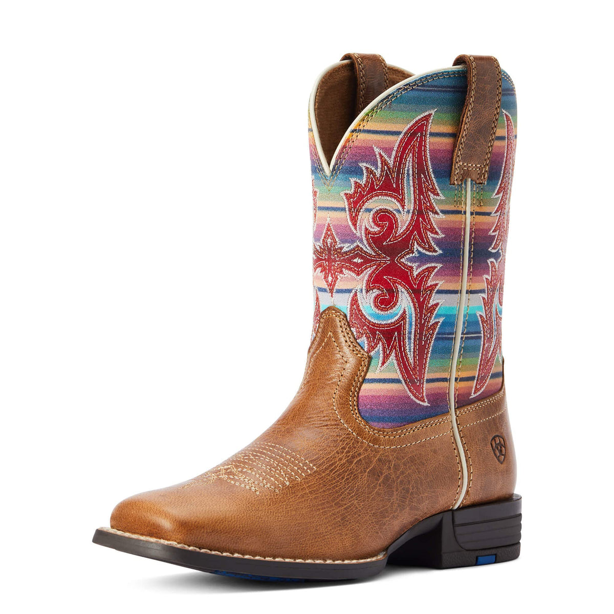 ARIAT BMVY9 Lonestar Western Boot Ridge Tan/Old Muted Serape 2.5