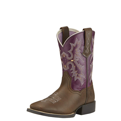 ARIAT BMVY9 Tombstone Western Boot Vintage Bomber/Plum 13.5