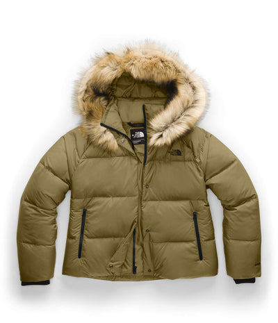 THE NORTH FACE Deallo Down Crop Jacket British Khaki XL