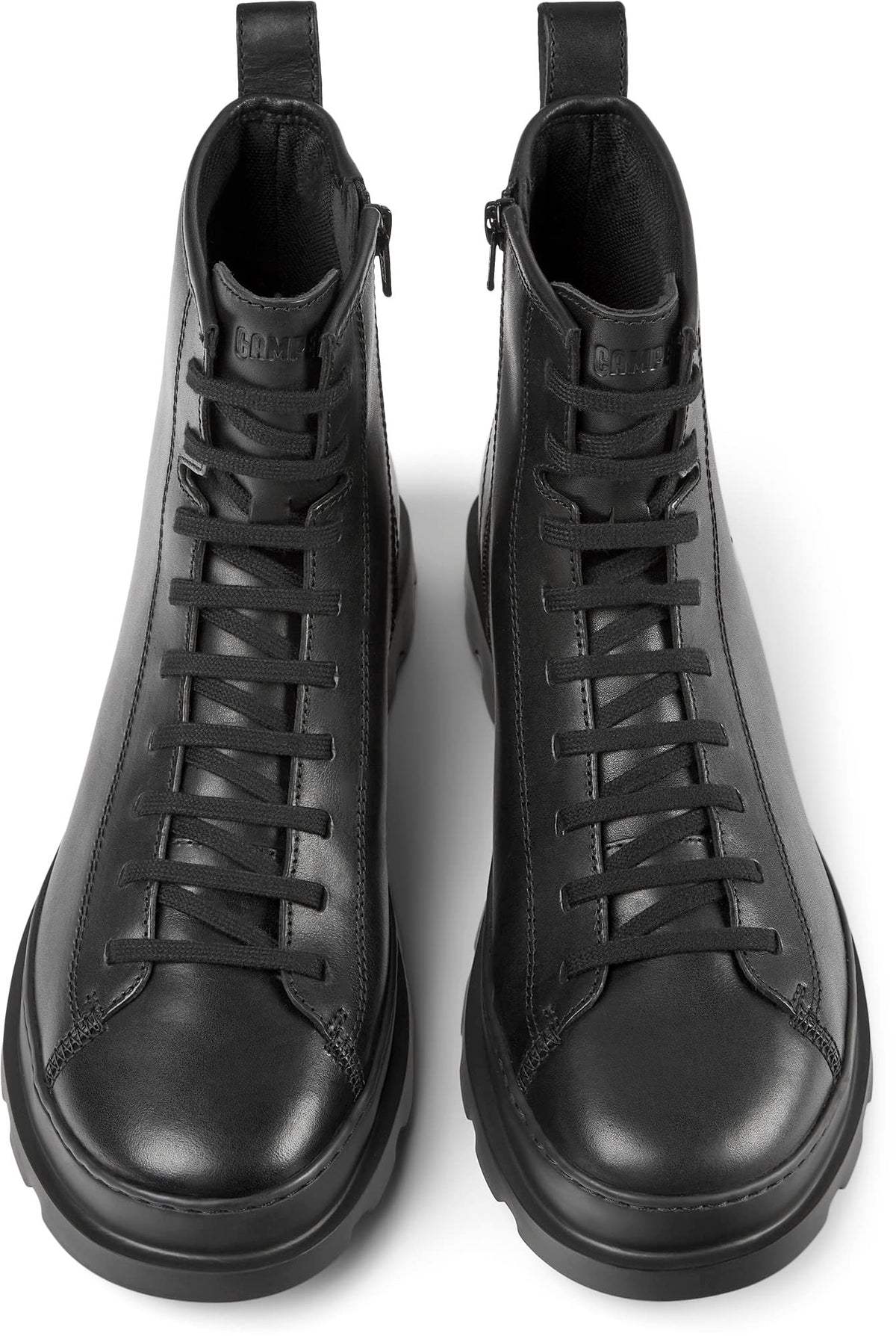 Camper Men's Medium Lace Boot Fashion, Black 004, 6.5