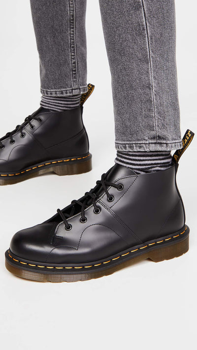 Dr. Martens Church Black Smooth UK 9 (US Men's 10, US Women's 11) Medium