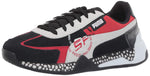 PUMA Ferrari Speed Hybrid Puma Black/Puma White/Rosso Corsa Men's 9.5, Women's 11 Medium