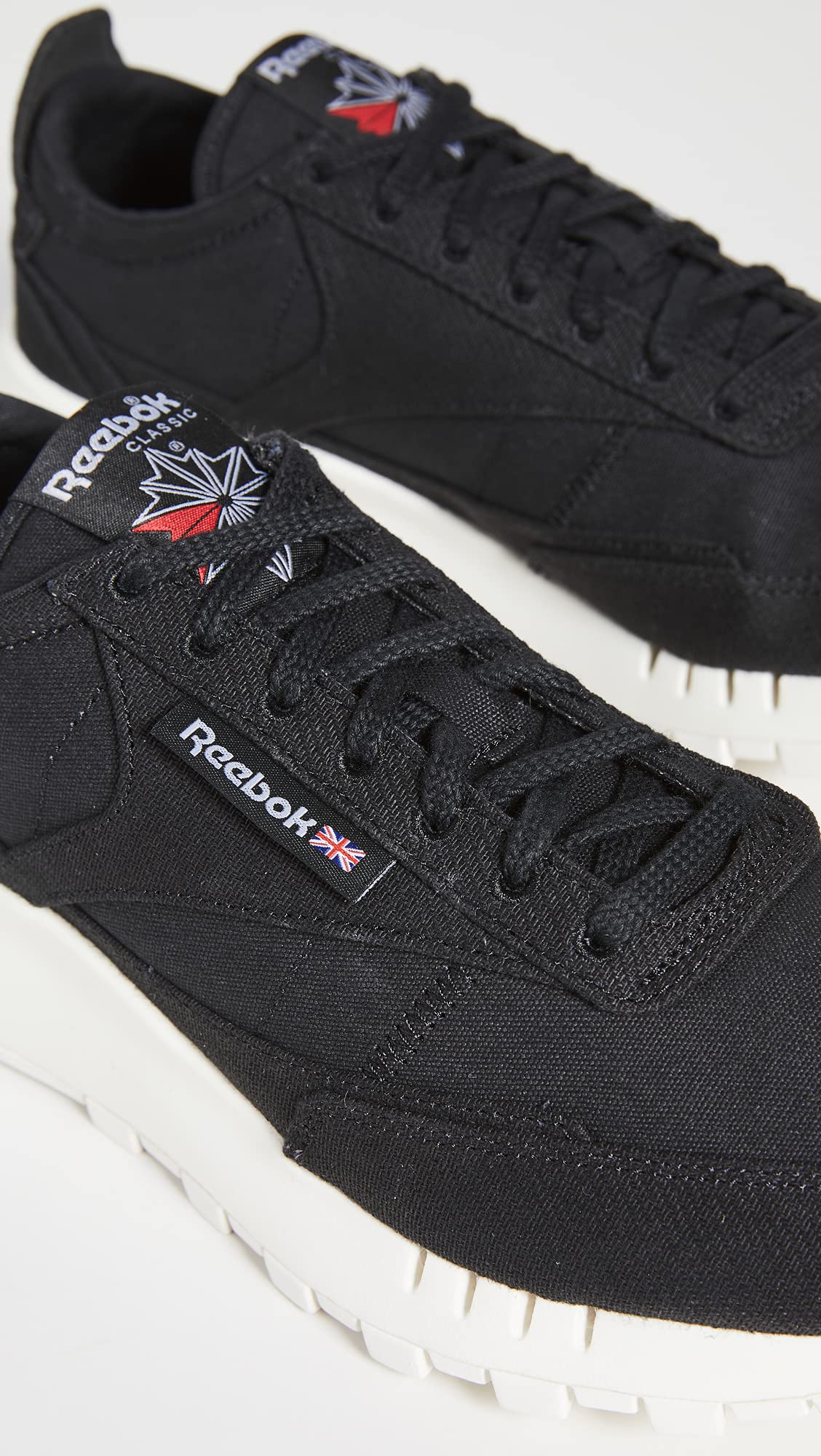 Reebok unisex adult Classic Legacy Sneaker, Black/Chalk, 6 Women 4.5 Men US