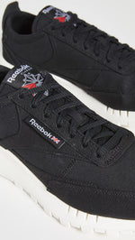 Reebok unisex adult Classic Legacy Sneaker, Black/Chalk, 6 Women 4.5 Men US