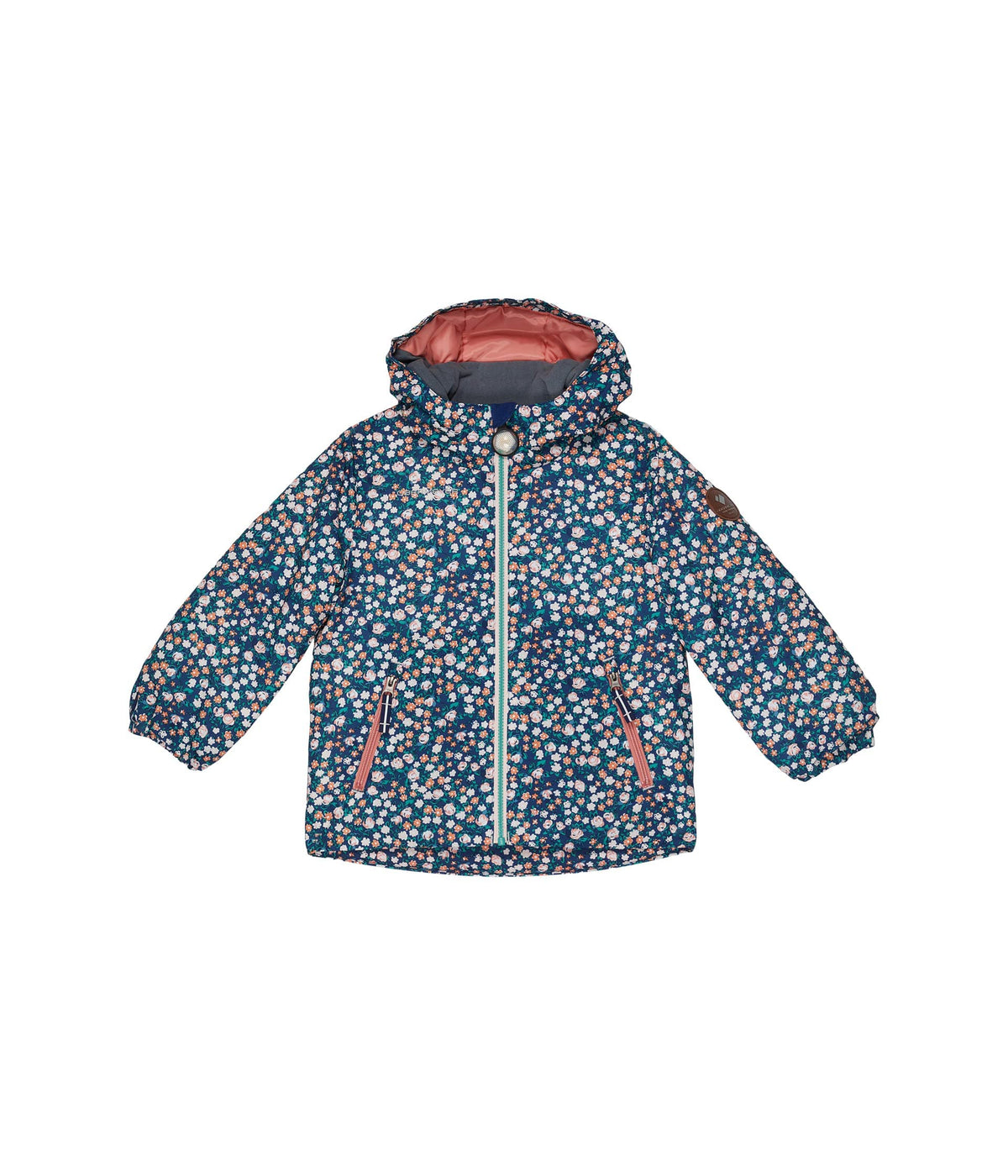 Obermeyer Kids Ash Jacket for Toddlers, Little, and Big Kids - Fleece Lined Collar and Chin Warmer, and Comfy Jacket forest Floral 3T Toddler One Size