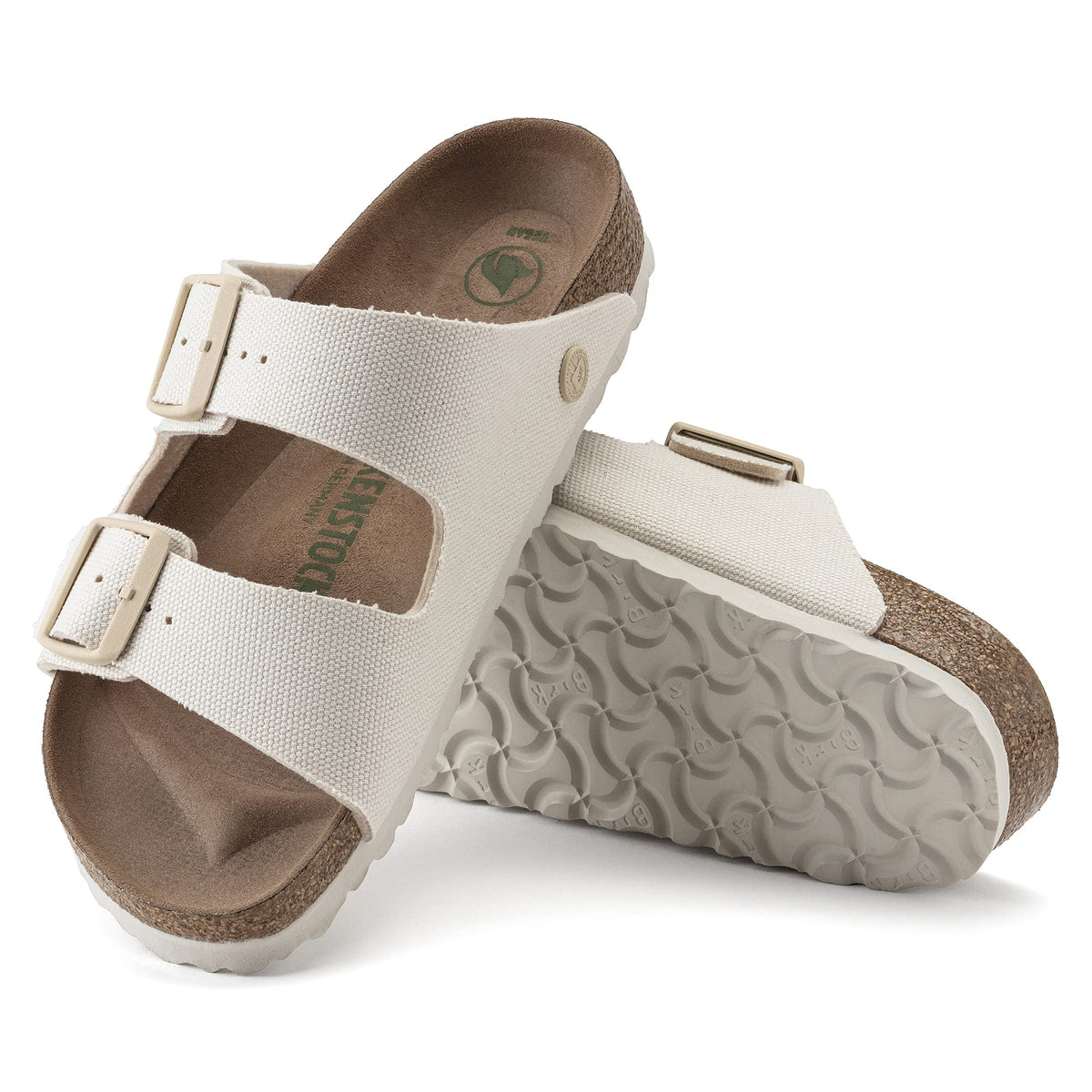 Birkenstock Women's Vegan Arizona V Faded Khki Cv N 5 Multi