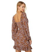 Lilly Pulitzer Lila Long Sleeve Dress Chocolate My Favorite Spot 10