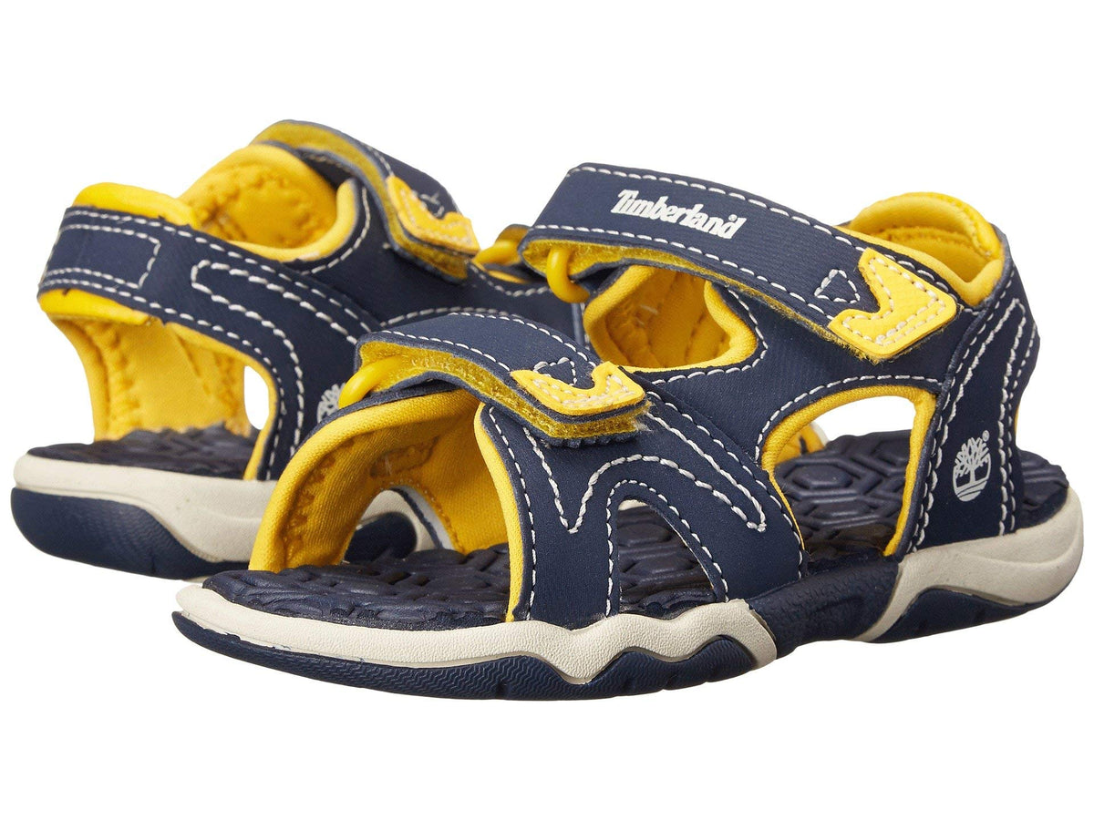 Timberland Adventure Seeker 2 Strap Sandal (Toddler/Little Kid) Navy/Yellow 10 Toddler M