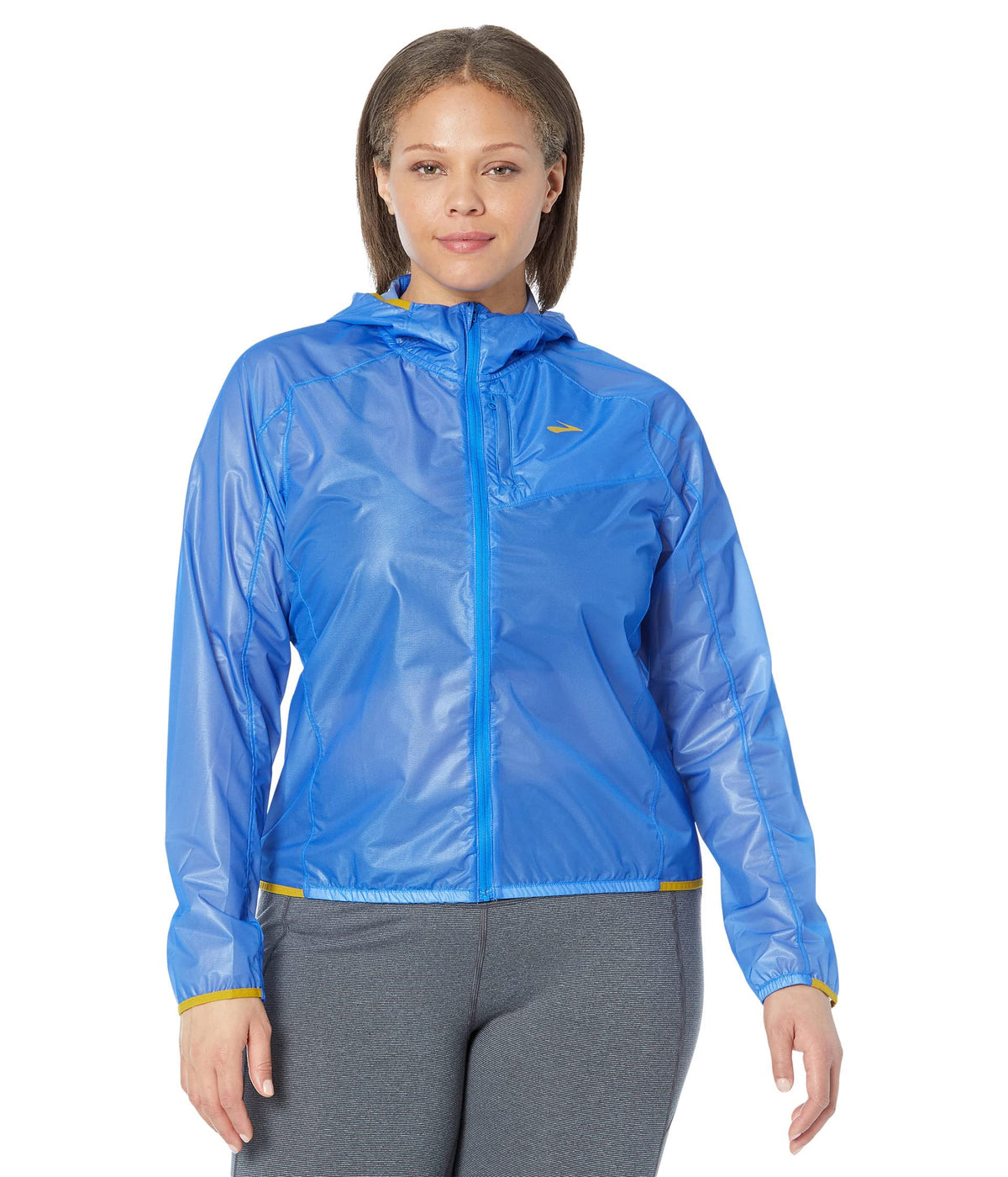 Brooks All Altitude Jacket Bluetiful/Golden Hour SM (US Women's 4-6)