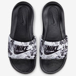 Nike Women Slide, Black White, 12