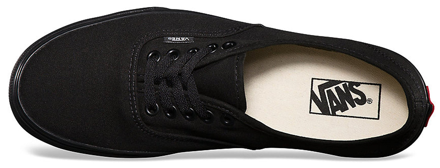 Vans Unisex Authentic Black/Black Canvas VN000EE3BKA Mens 6.5, Womens 8