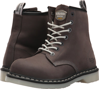 Dr. Martens Work Maple Steel Toe 7-Eye Boot Grey UK 4 (US Women's 6)