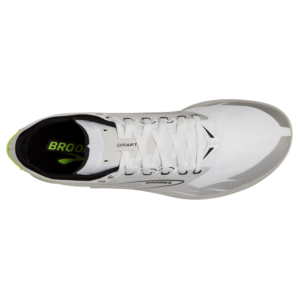 Brooks Draft XC Spikeless Supportive Cross-Country Running Shoe - White/Black/Nightlife - 11.5 Medium