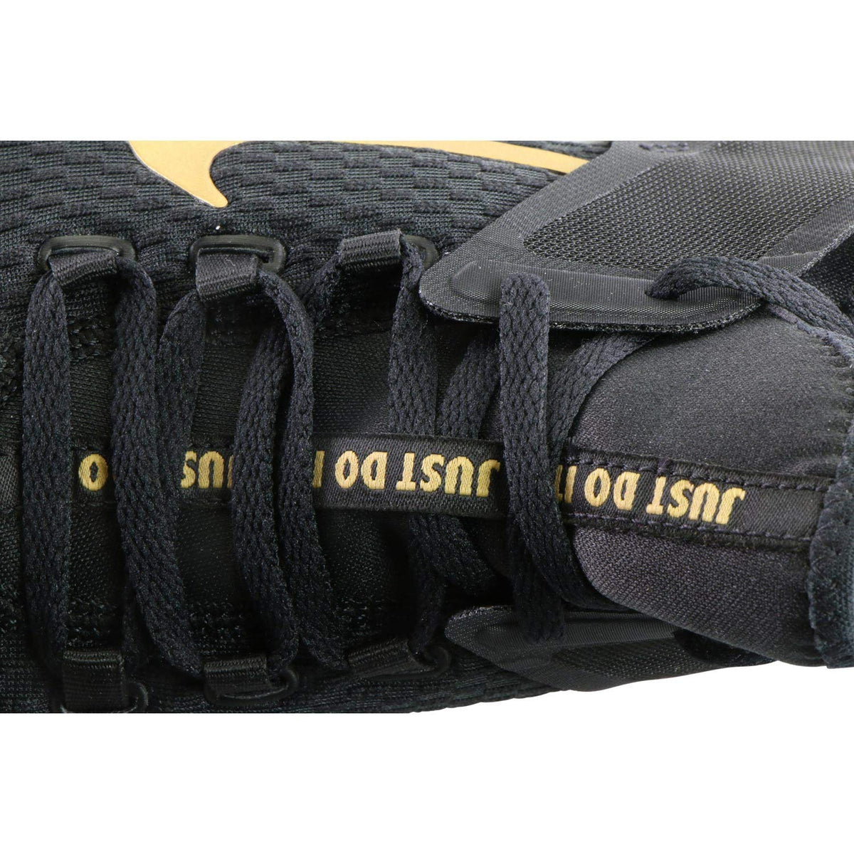 Nike Women's Air Max Bella Trainer 2 Sneaker, Black/Metallic Gold-vast Grey, 12