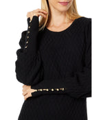 Lilly Pulitzer Jacquetta Sweaterdress Black XL