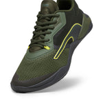 PUMA Men's Fuse V2.0 13 Myrtle-puma Black-yellow Burst