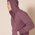 Amazon Essentials Men's Full-Zip Fleece Hoodie (Available in Big & Tall), Purple, Medium