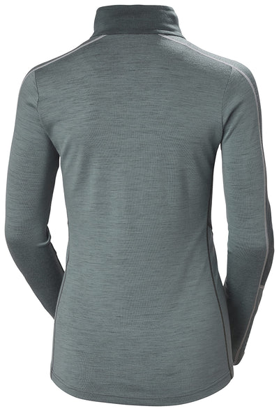 Helly-Hansen Womens LIFA Merino Lightweight 1/2 Zip Base Layer Shirt, 591 Trooper, Large