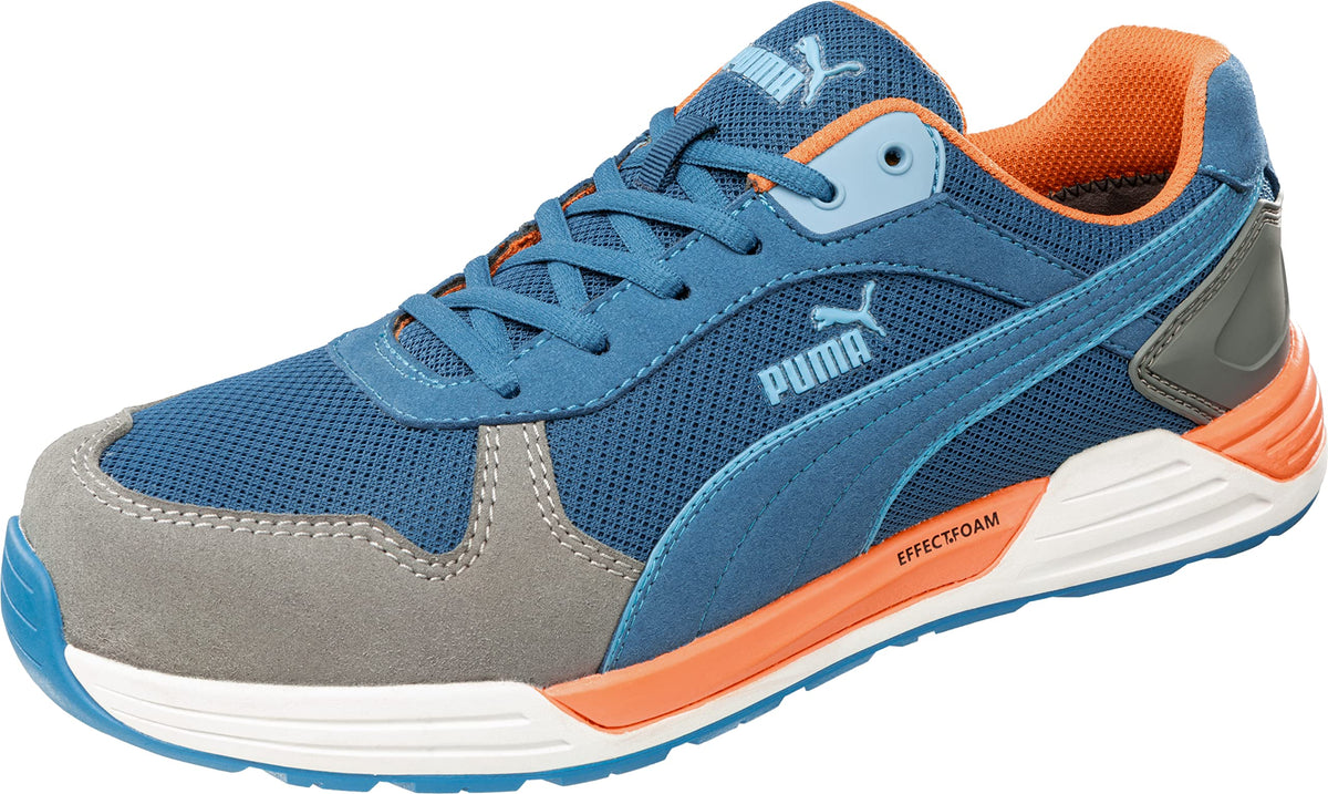 PUMA Safety Frontside Low Size 12 Blue-Orange