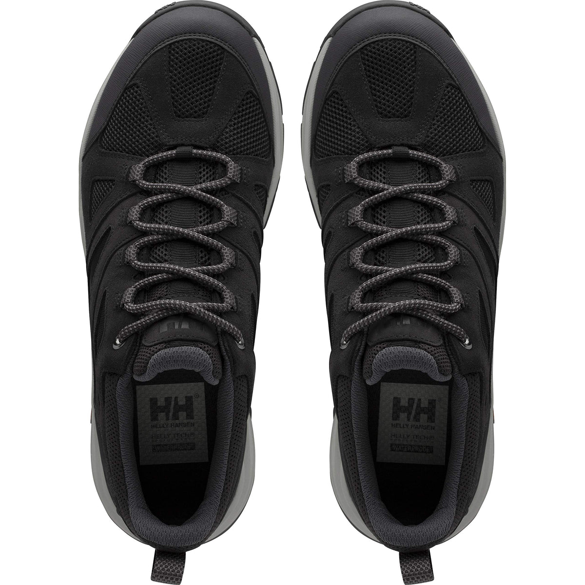 Helly-Hansen Mens Switchback Trail Low HT Performance Lightweight Hiking Sneaker Shoe, 990 Black/Ebony, 13