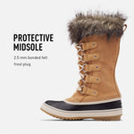 Sorel Women's Joan of Arctic Boot - Rain and Snow - Waterproof - Honest Beige - Size 6