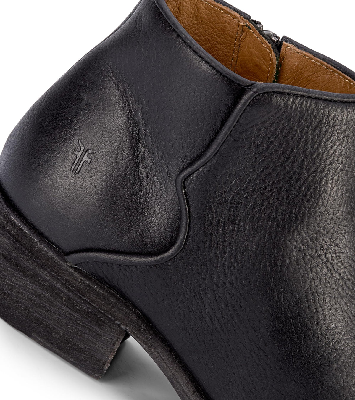 Frye Carson Piping Booties for Women Made from Soft Full-Grain Leather with Signature Western-Inspired Piping Detail and Supple Leather Lining – 4” Shaft Height, Black - Pallio - 9M