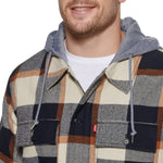 Levi's Men's Sherpa Lined Hooded Shirt Jacket (Regular & Big & Tall Sizes), Skater Plaid, Large